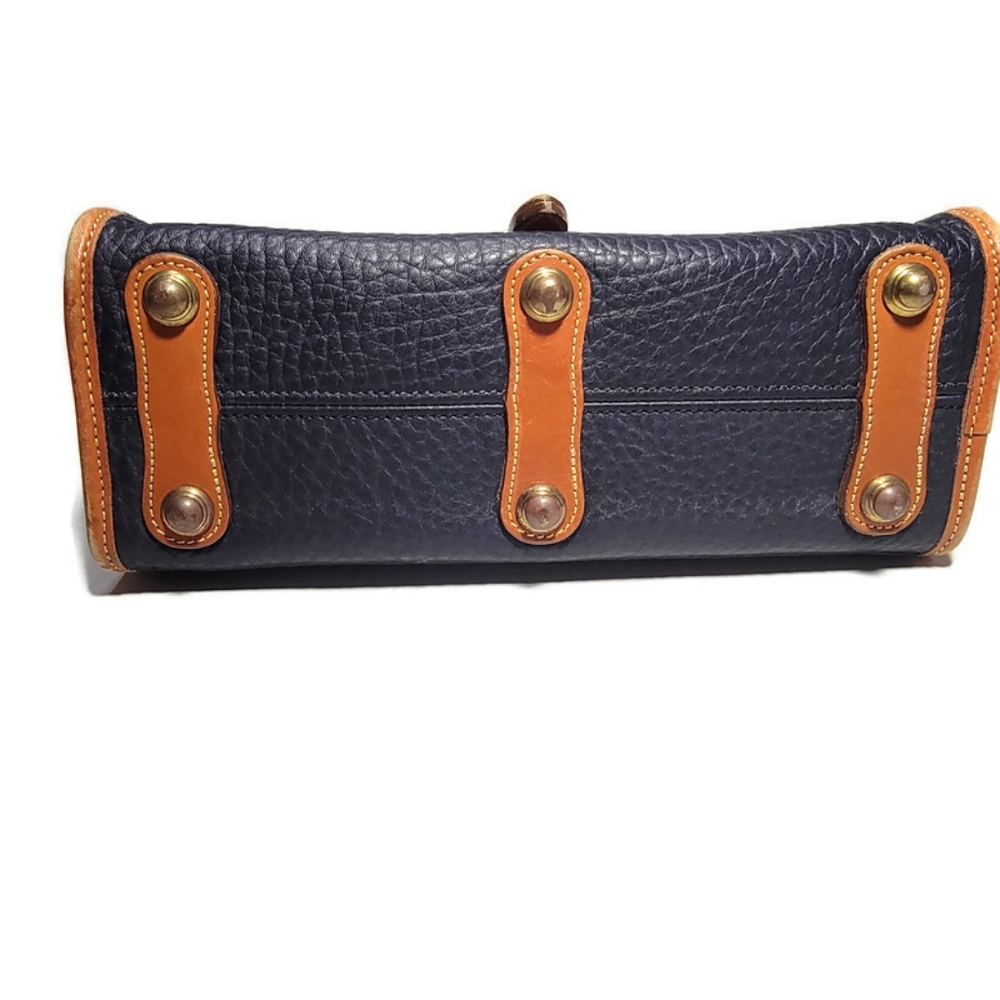 Vintage 1980's Navy Blue Dooney & Bourke Essex Shoulder Bag Crossbody - Picture 7 of 15